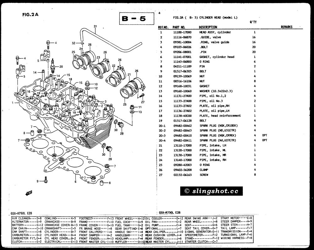 B-5 Cylinder Head (Model L)