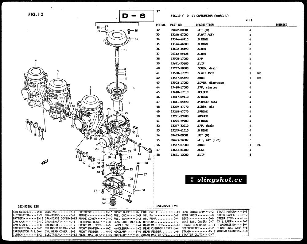 D-6 Carburetor (Model L)