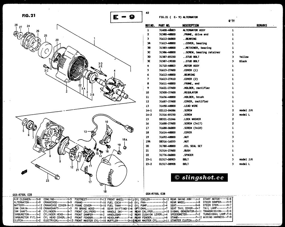 E-9 Alternator