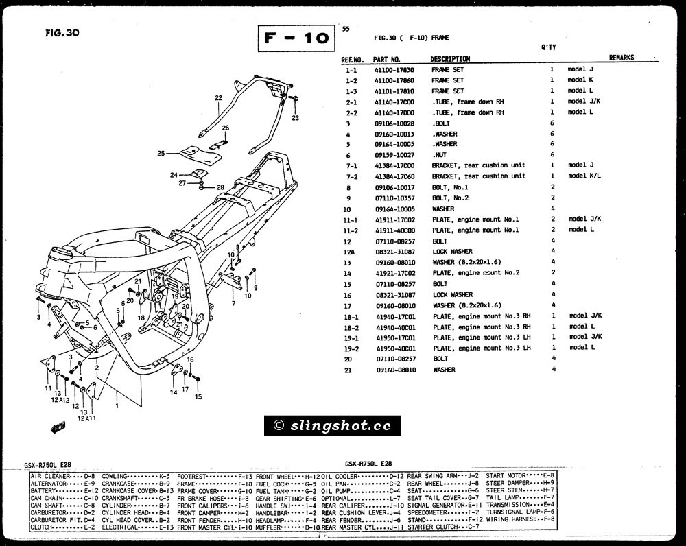 F-10 Frame