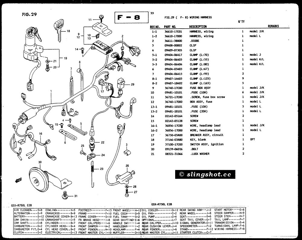 F-8 Wiring Harness