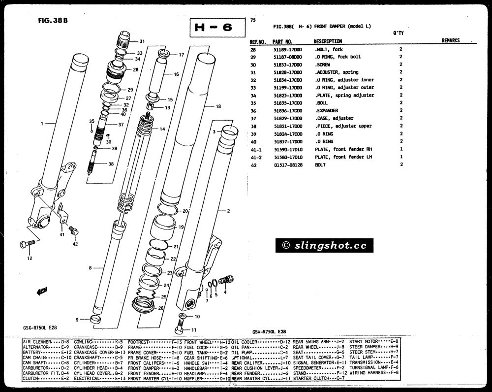 H-6 Front Damper (Model L)