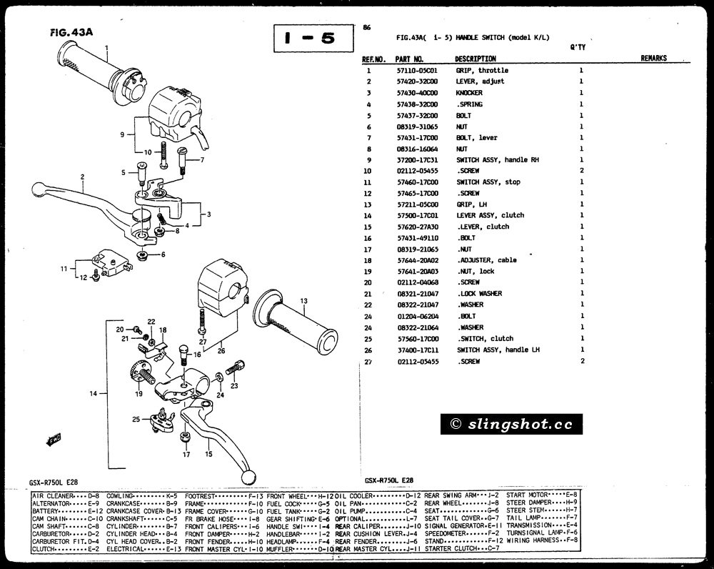 I-5 Handle Switch (Model K-L)