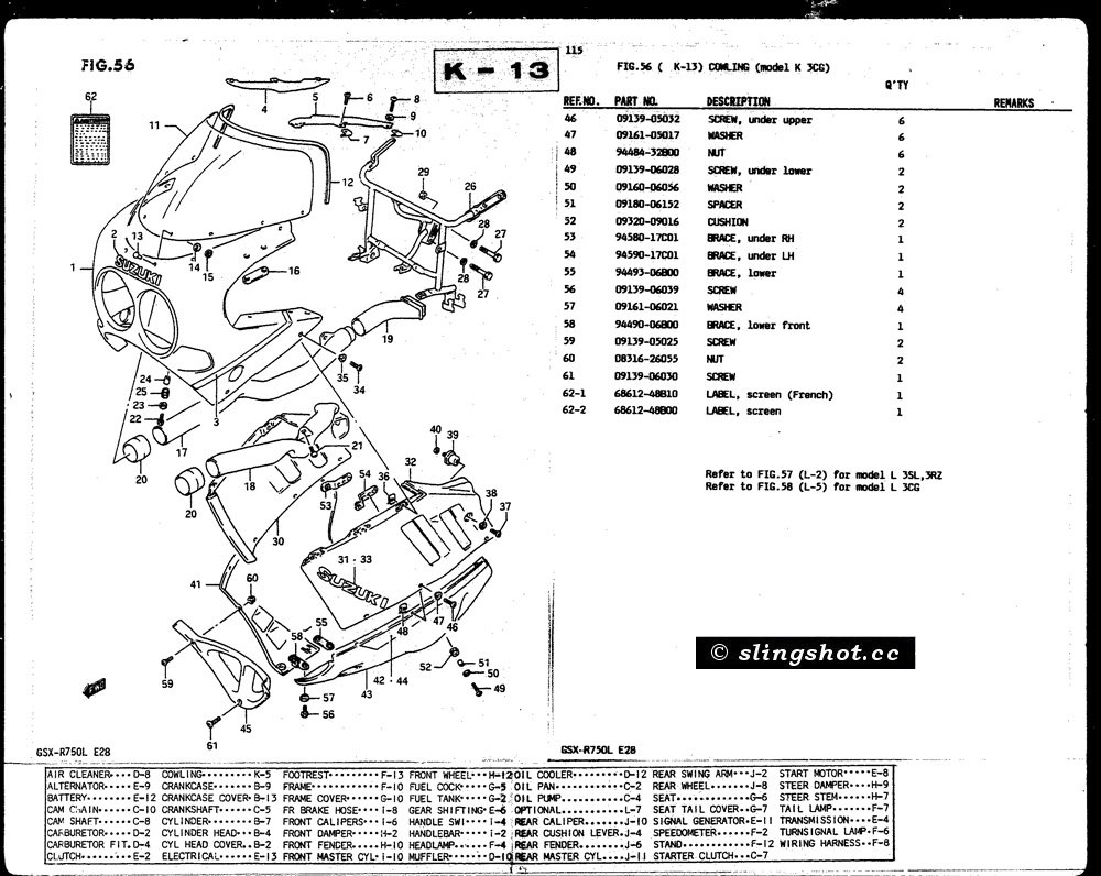 K-13 Cowling (Model K 3CG)