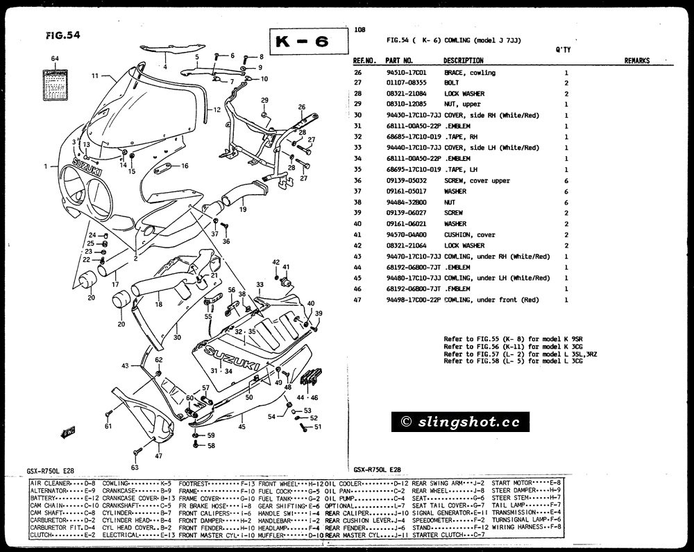 K-6 Cowling (Model J 7JJ)